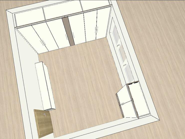 3D-Raumplanung Schlafzimmer