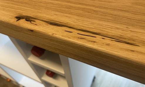 Aderverlauf in der Tischplatte