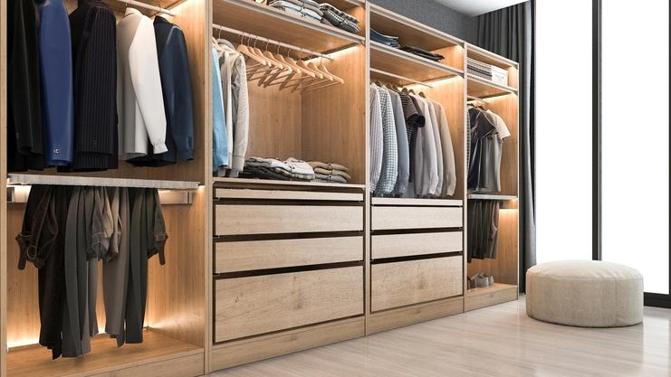 Kleiderschrank mit dem Möbelplaner designen Kleiderschrank mit viel Stauraum